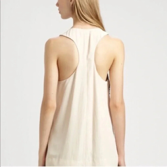 Rag & Bone  Bahia Sleeveless Gold Sequin Silk Blouse, Size M - Picture 2 of 11